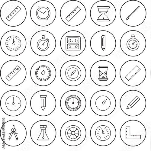 Measurement Tool Icons Collection