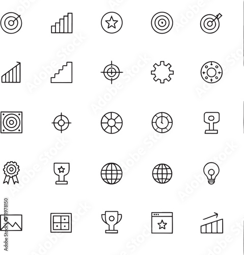 Business & Strategy Icon Set