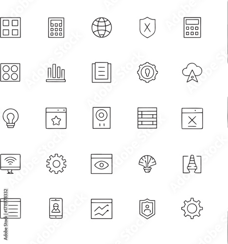 Modern Technology Icons