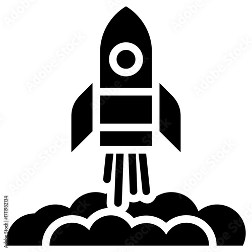 Startup icon isolated on white background. vector illustration icon for digital nomad