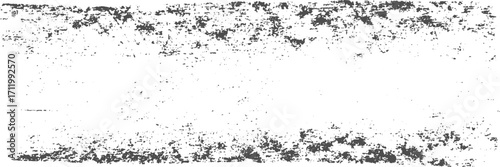 Monochrome dark grunge texture Stripe on white background, distressed frame, retro banner, hand drawn with wax crayons.