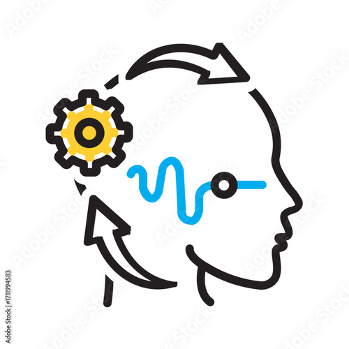 Vector multi color icon for Adaptation