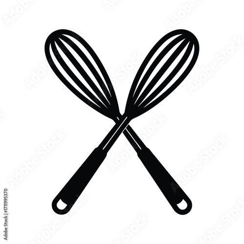 Whisk Crossed With Spatula Icon