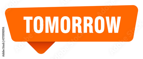 Foto tomorrow sticker