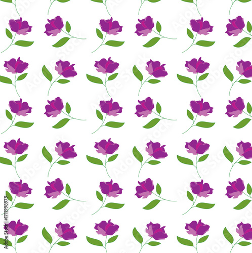 Natural floral patterns can be used on wallpaper and textiles.