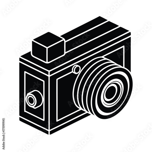 Wooden Toy Camera For Pretend Play