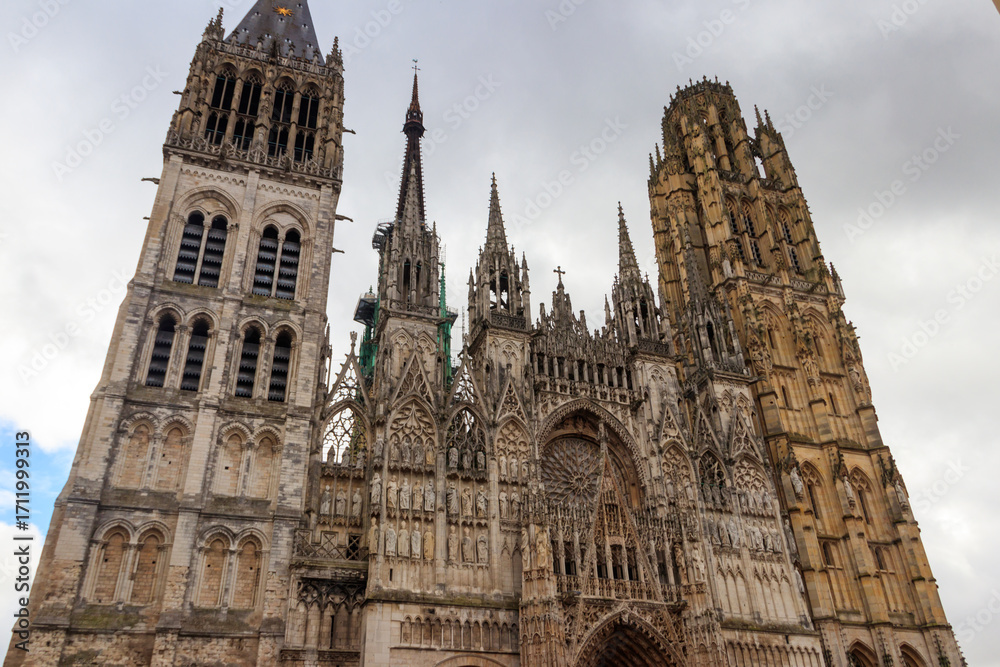 Fototapeta premium Cathedral Notre Dame of Rouen in France