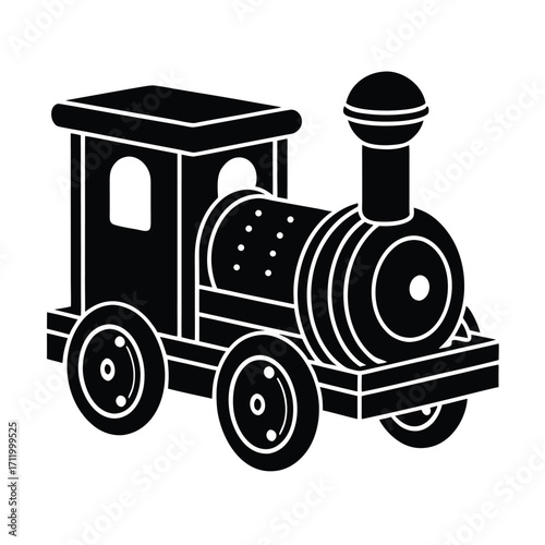 Wooden Toy Train For Toddlers