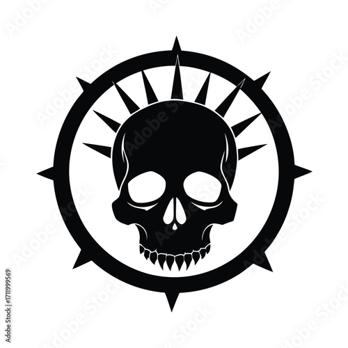 X Ray Skull Punk Ring Icon