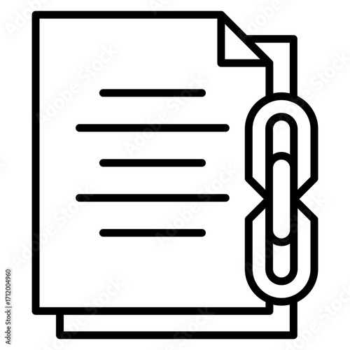 Backlinks line icon