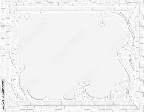 embossed image of frame 