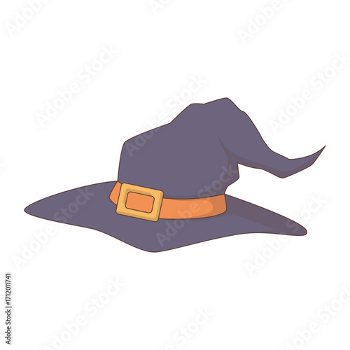 Halloween Witch Hat Illustration 