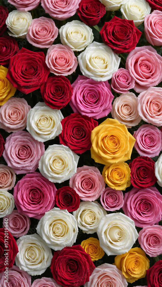 Fototapeta premium colorful flower background