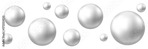 Chrome, silver or aluminum  3d sphere.