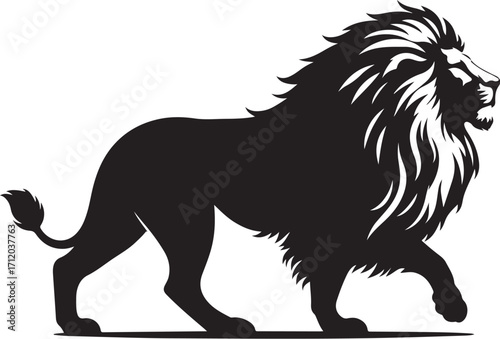 Abstract geometric shape silhouette isolated on transparent background