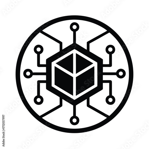 Digital Twin Icon