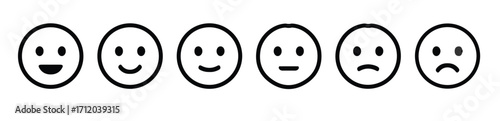 emotion set icons vector