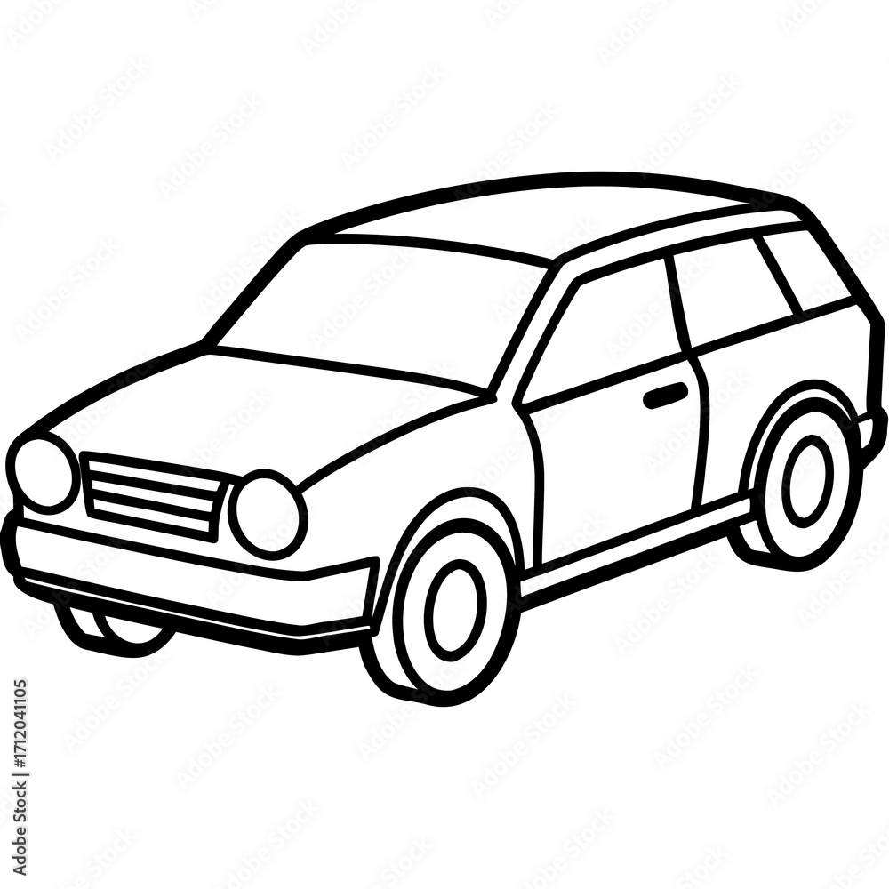 Fototapeta premium car vector illustration