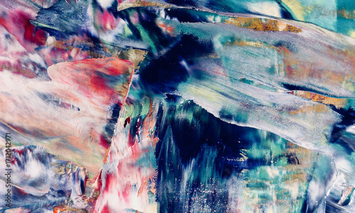 Abstract art background . Hand painting artwork on canvas .