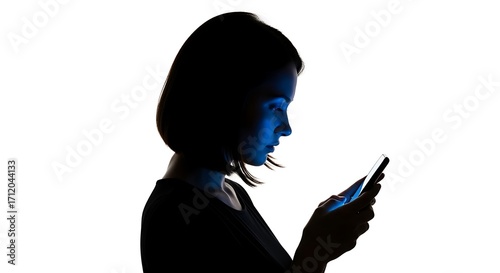 Woman Using Smartphone.