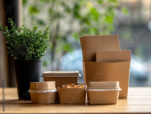 Boxes and packaging for small items.