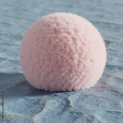 pink ball in the water