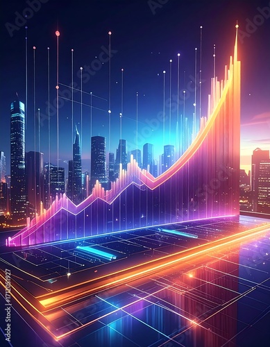 Financial Growth in a Modern City.