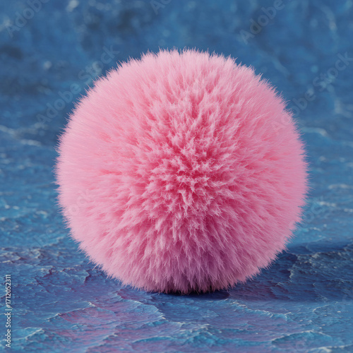 pink ball in the water