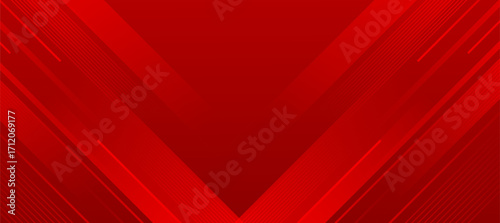 red abstract background with dynamic lines and geometric shapes, perfect for design and marketing