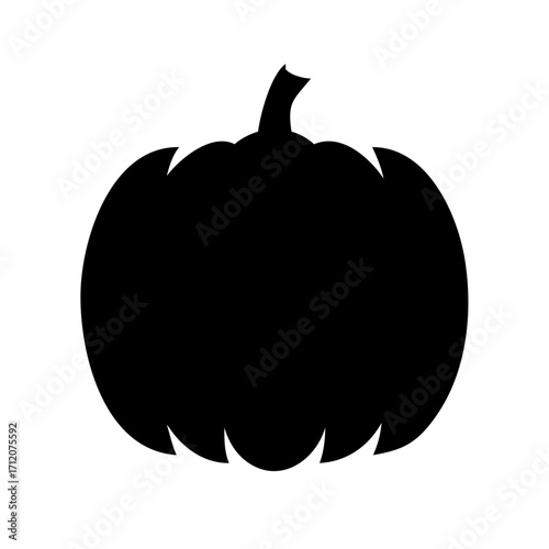 Pumpkin With Spooky Aura And Witch Hat Icon Vector