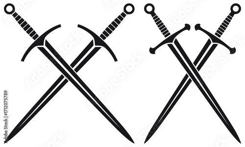 two crossed swords