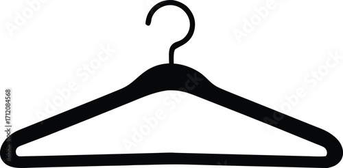 wooden clothing hanger vector design
