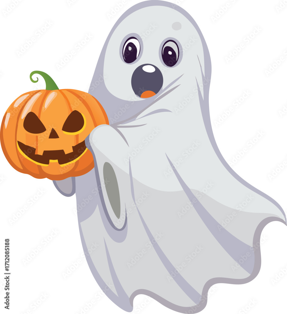 Obraz premium Halloween icon silhouette vector on transparent background