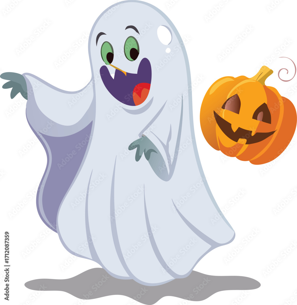 Obraz premium Halloween icon silhouette vector on transparent background