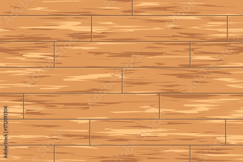 wooden floor background,  top view- vector illustration
