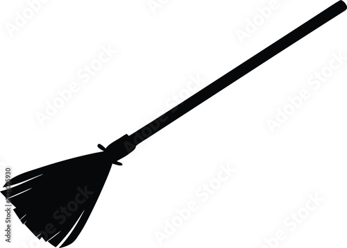 halloween broomstick vector illustration
