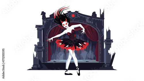 Enigmatic Ballet Dancer: A captivating ballet dancer, embodies the grace and artistry, her every move a symphony of motion and elegance, creating a mesmerizing experience for every audience.