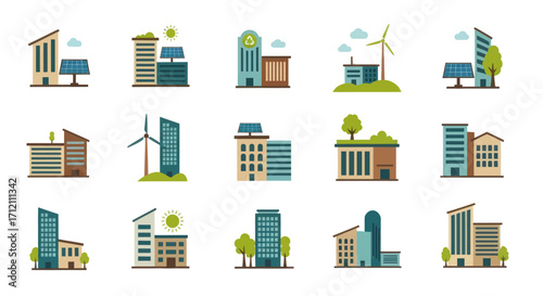 Collection of eco friendly building designs
