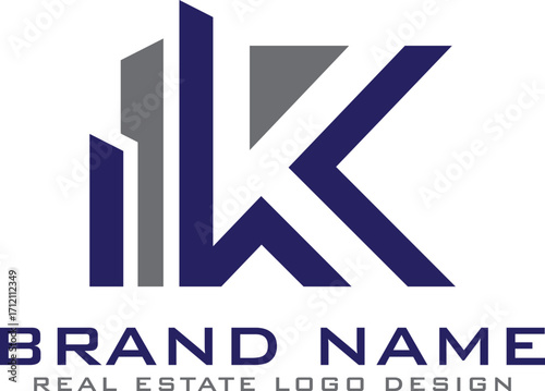 Letter K Real Estate Consultant Logo Vector