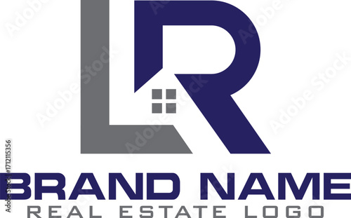 Letter LR logo design for download