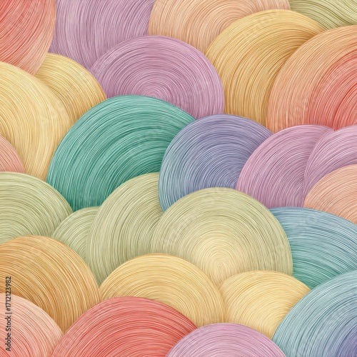 repeating pattern wooden texture with pastel rainbow
