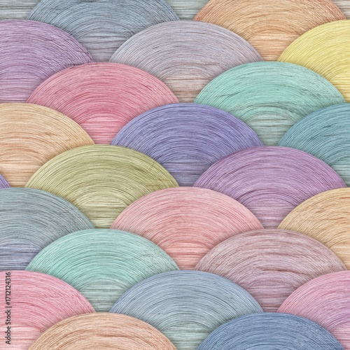 repeating pattern wooden texture with pastel rainbow