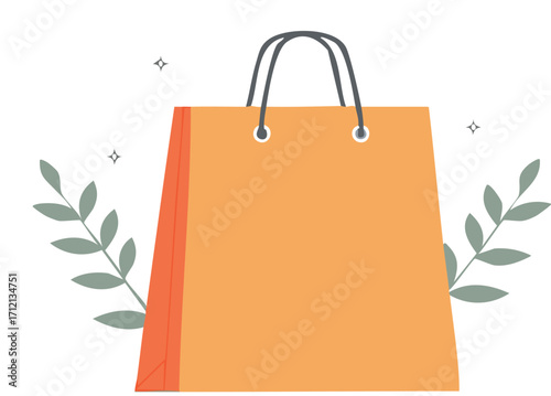 bag, paper, shopping, gift, buy, blank, retail, sale, shop, brown, empty, package, store, market, handle, container, box, purchase, merchandise, object, carry, commercial, 