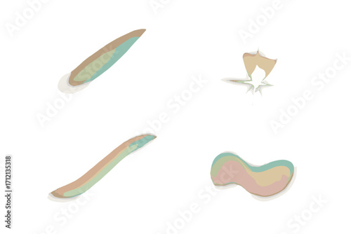 Rainbow light prism effect layer set. Transparent overlay background. Holographic reflection, crystal flare imposition. Vector realistic illustration with mesh gradients.