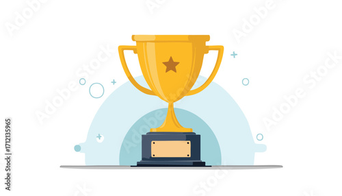 trophy, cup, gold, award, winner, success, achievement, prize, first, champion, sport, isolated, win, victory, competition, silver, 3d, place, shiny, icon, metal, best, vector, reward, illustration