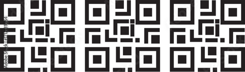 scan  code icon scanning code sign. Simple digital scanning  vector illustration. Fake QR code set vector illustration. Fake QR Code Set Vector Illustration for Design and Mockups