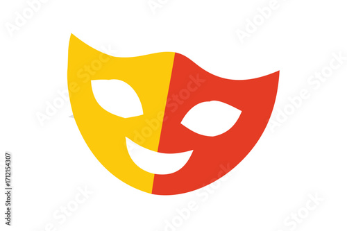Different Mask silhouette vector with white background. Masquerade vector for apps or web party superhero carnival villain or burglar icon in flat. 
costume eye mask hidden person face.
