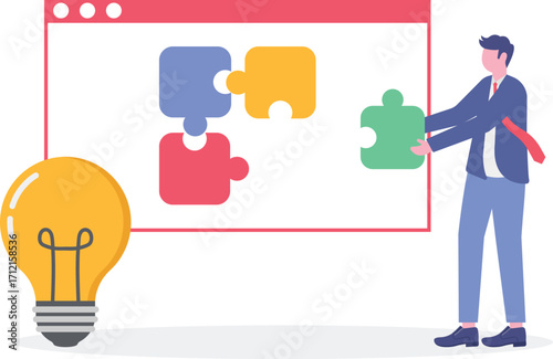 Unified communication, design structure matrix, mutual assistance concept with tiny people.
