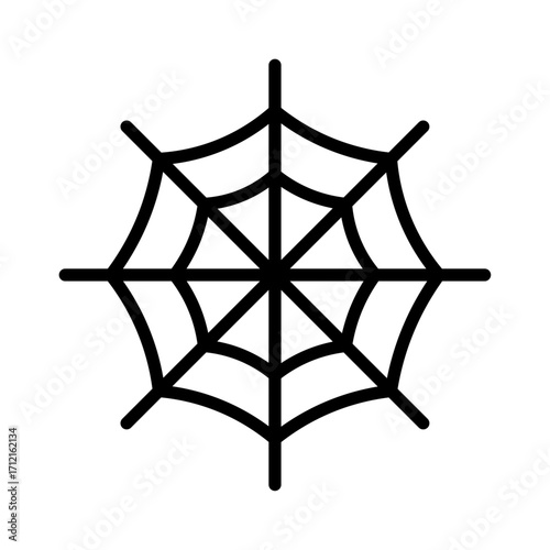 An illustration depicting a black icon of Halloween scary holiday attributes on a white background