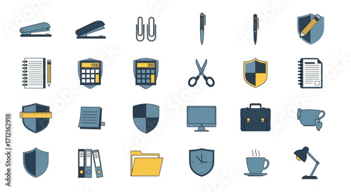 Office Supplies and Business Tools Collection.